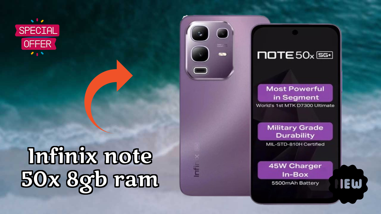 Infinix Note 50X 8GB RAM 2026: Complete Guide and Review 