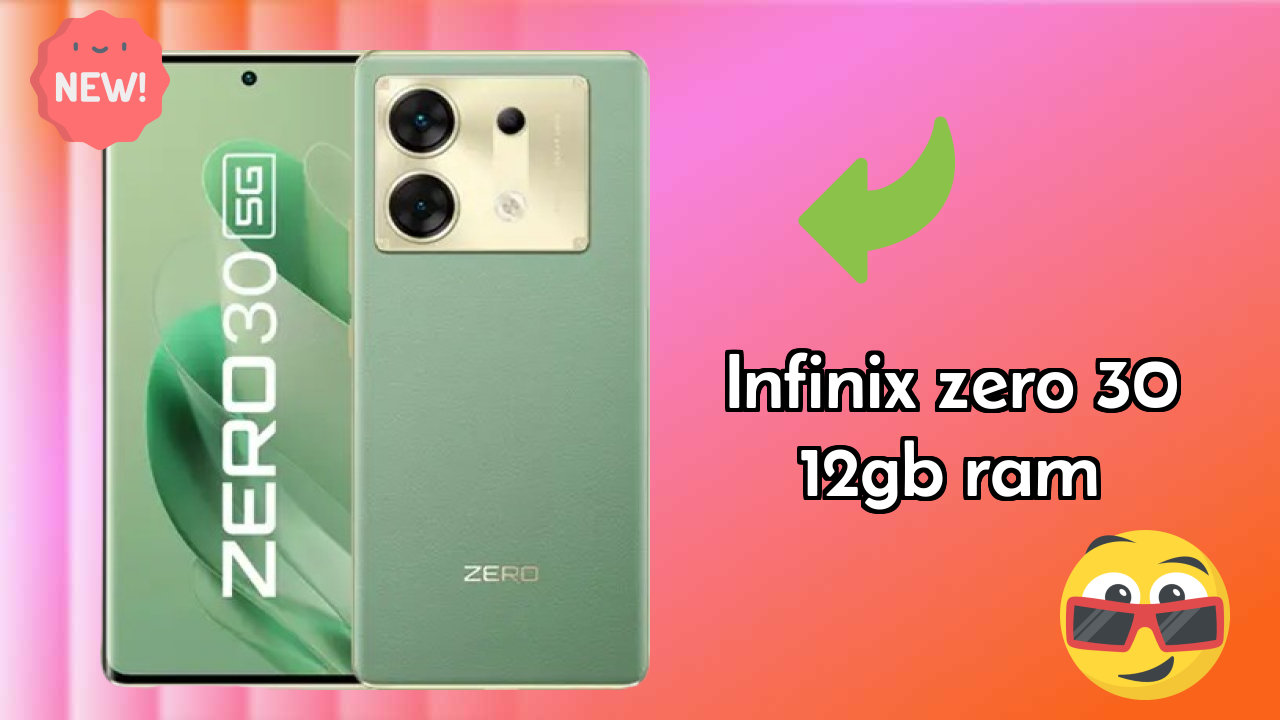 Infinix Zero 30 12GB RAM Camera Quality: 50 MP Front Camera Selfie