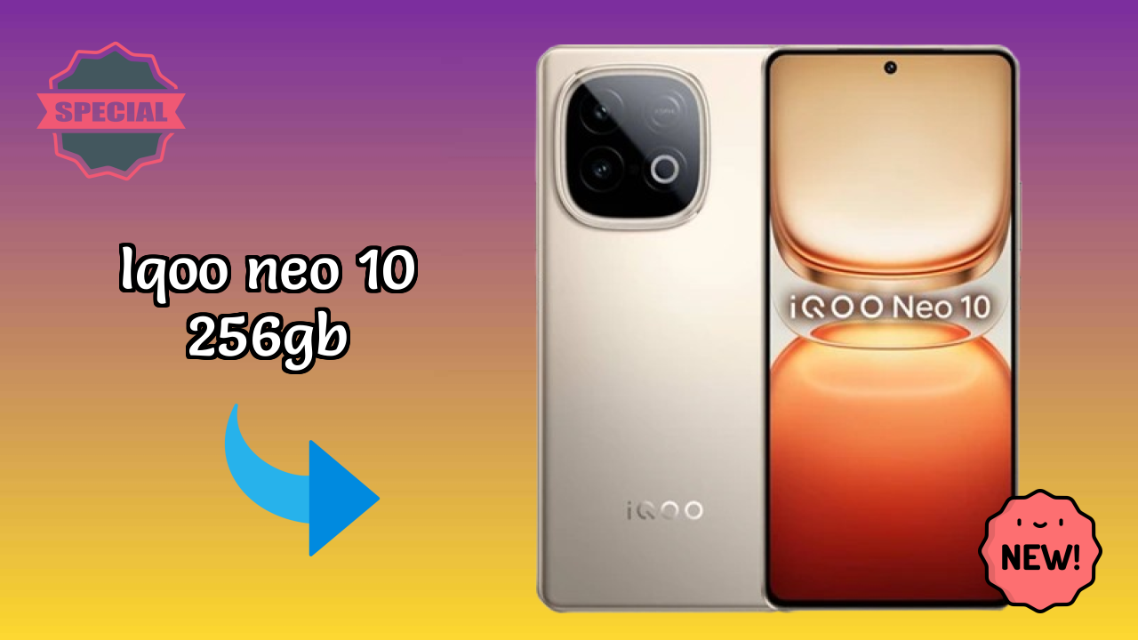 IQOO Neo 10 256GB Display Size: 6.78 Inches (17.22 Cm) Screen Quality