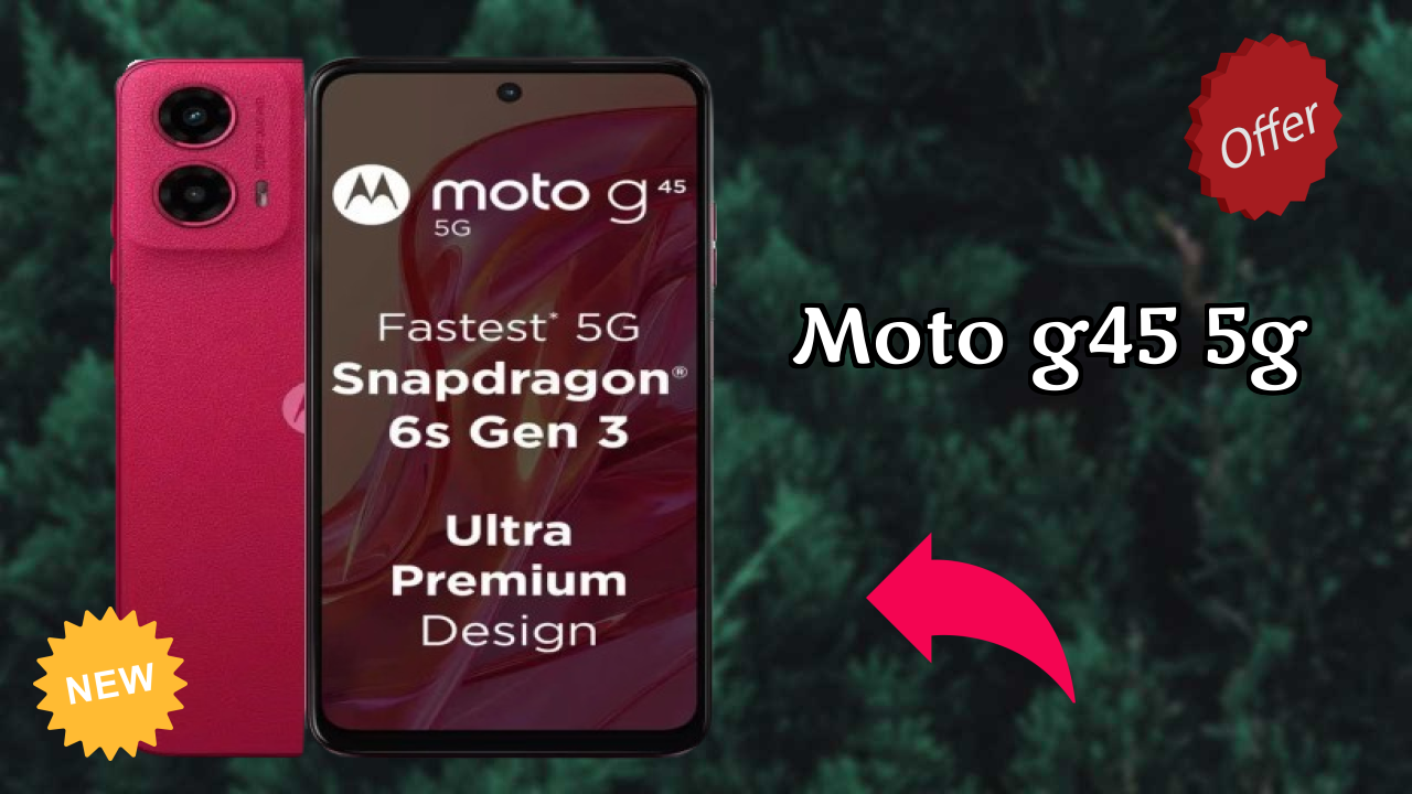 Moto G45 5G RAM Performance: 4 GB RAM Gaming Test