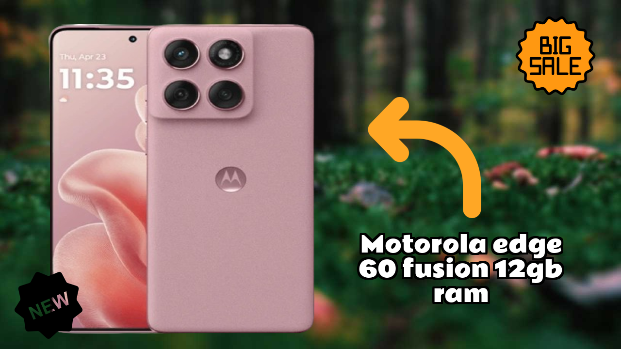 Motorola Edge 60 Fusion 12GB RAM Price: ₹21,970 - Should You Buy It?