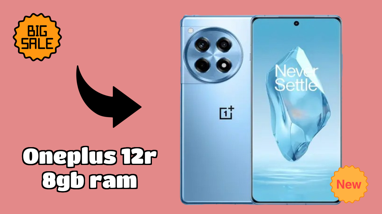OnePlus 12R 8GB RAM Display Size: 6.78 Inches (17.22 Cm) Screen Review