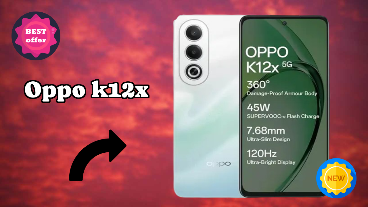 OPPO K12x Display Size: 6.67 Inches (16.94 Cm) Screen Test
