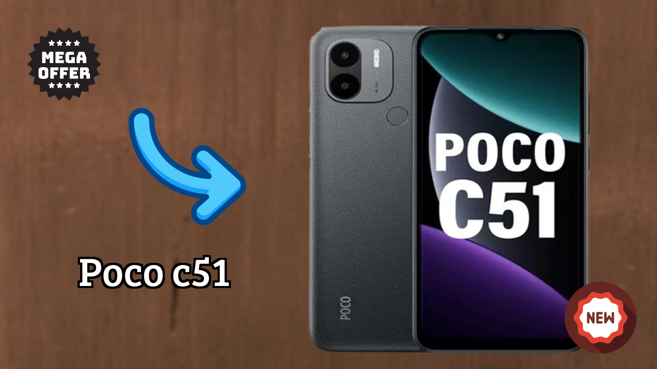 POCO C51 Display Size: 6.52 Inches (16.56 Cm) Screen Review