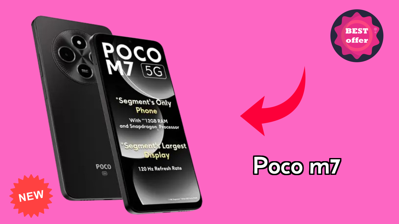 POCO M7 at ₹8,498 - Complete Review & Rating