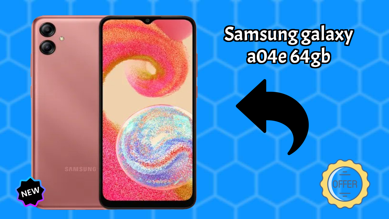 Samsung Galaxy A04e 64GB Display Technology: 6.5 Inches (16.51 Cm) Screen