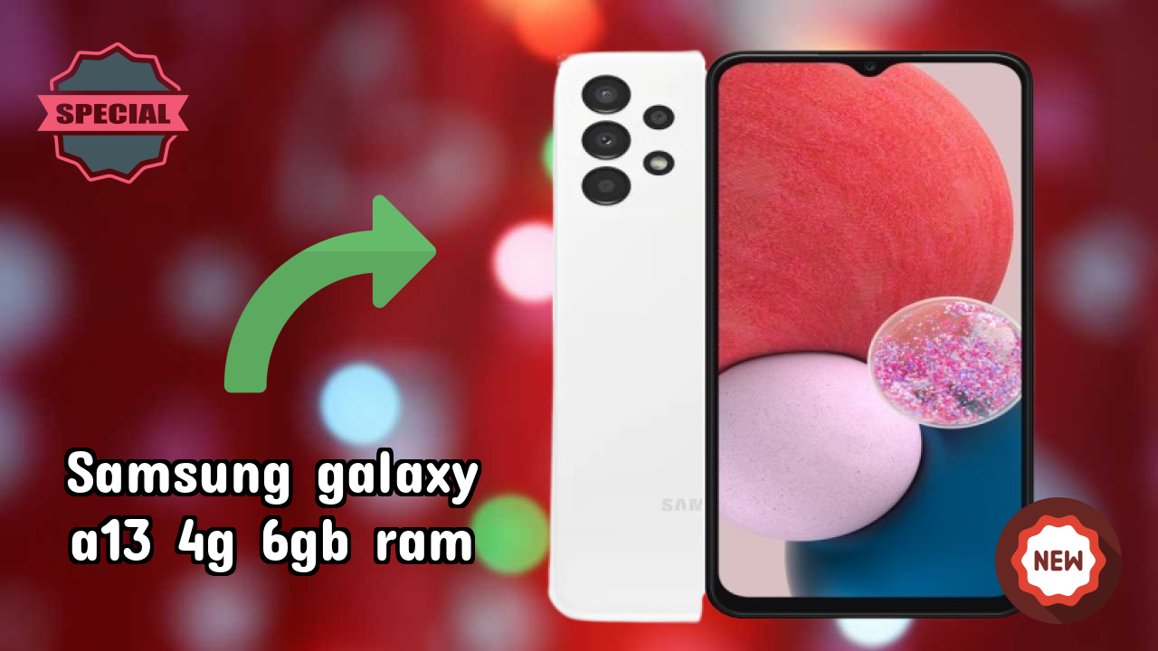 Samsung Galaxy A13 4G 6GB RAM Display Analysis: 6.6 Inches (16.76 Cm) Screen