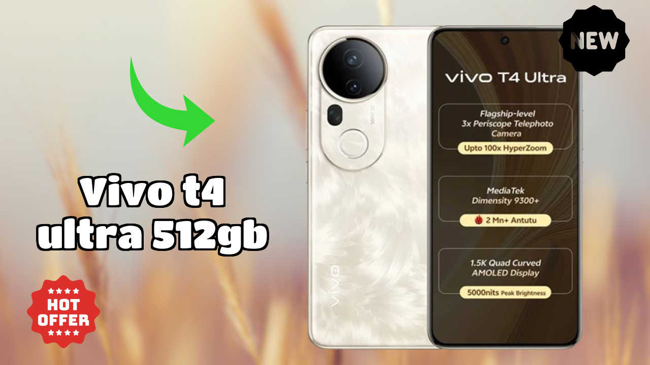 Vivo T4 Ultra 512GB RAM Performance: 12 GB RAM Gaming Review