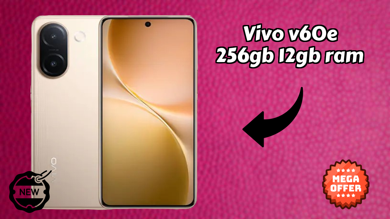 Vivo V60e 256GB 12GB RAM at ₹33,999 - Best Deal Available